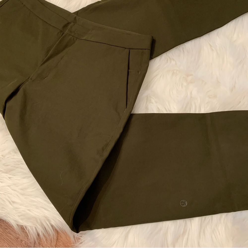 lululemon athletica Olive Green Straight-Leg Pants - Picture 9 of 16